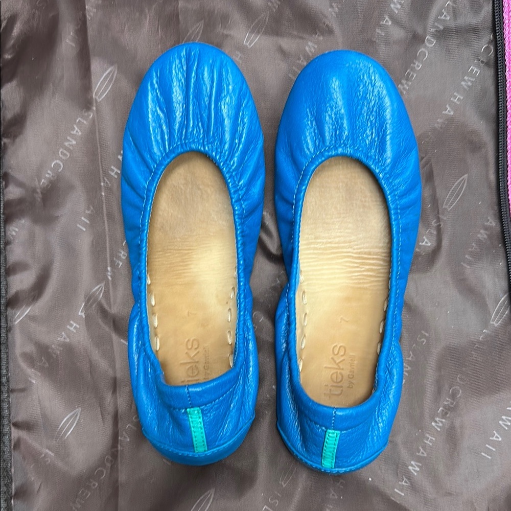Tieks Colbalt Blue. Size 7.  LOW Price.  FIRM